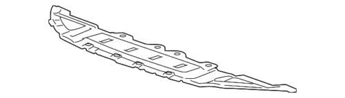 Deflector inferior fascia parachoques genuino GM 2011-2016 Chevrolet Cruze LS 95212249 Foto 3 de 4