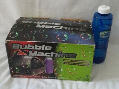 Visual Effects ~ V9905~ Party Bubble Machine w/ Bubbles | eBay