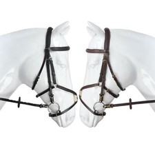 Reitsport Mexikanischer Nasenriemen Reittrense & Antirutsch Zügel mit Stopper