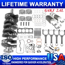 G4KJ Engine Rebuild Overhaul Kit For Hyundai Sonata Tucson Kia Sportage 2.4L USA