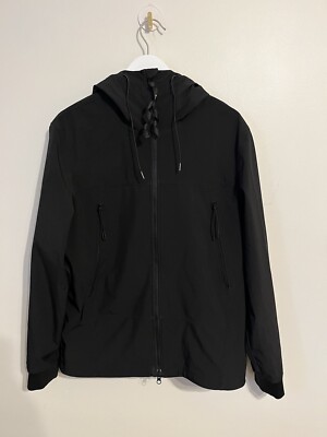 CP Company Soft Shell Goggle Jacket Black Coat Large Rare