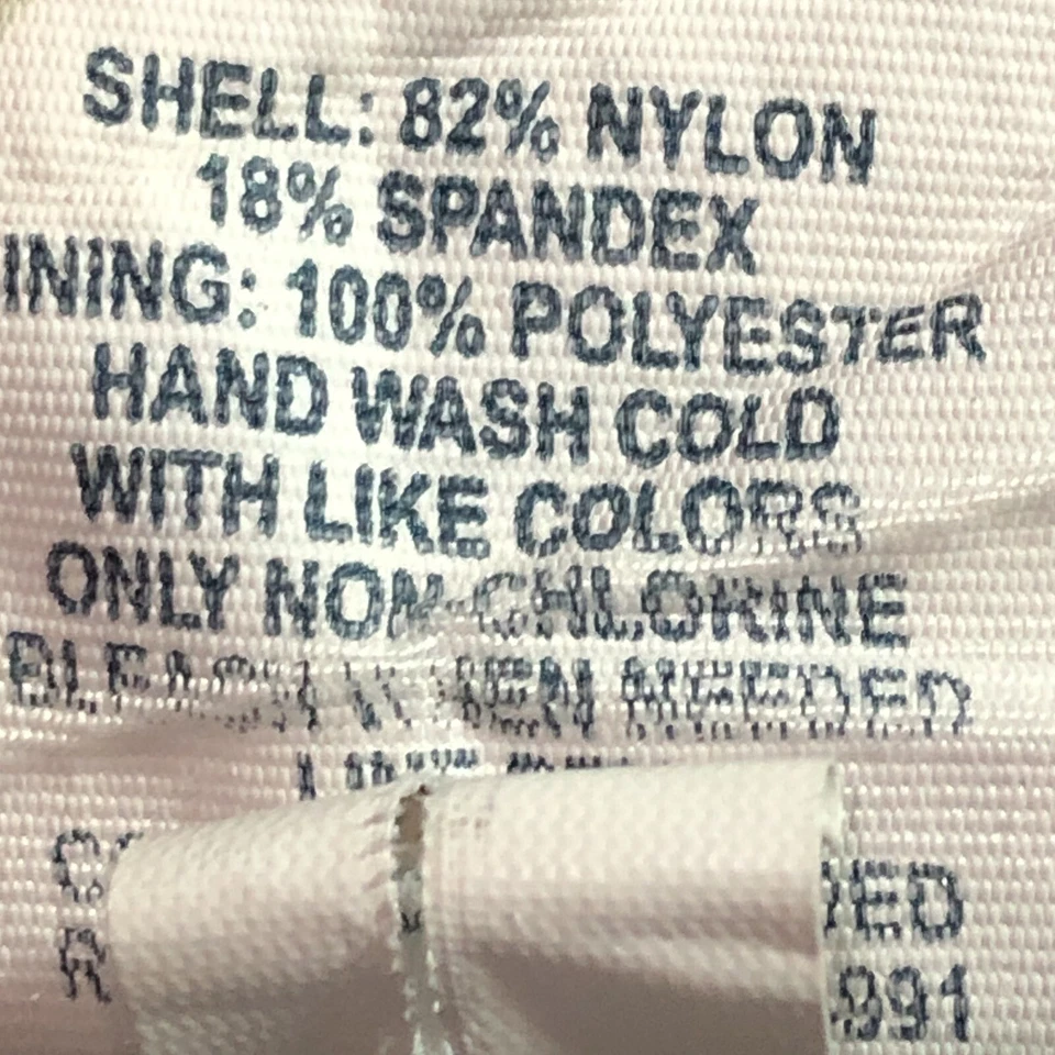 Converse Tankini Top Mujer XL Halter Traje de Baño Pluma Abstracto Trippy Turquesa Foto 3 de 4