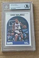 DAN MAJERLE SIGNED 1989-90 HOOPS ROOKIE BECKETT CERTIFIED PHOENIX SUNS