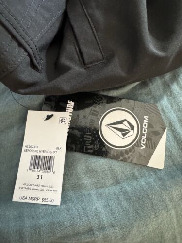 Volcom Men's Kerosene Quick Dry Hybrid Short Sz 31 Black NWT - Picture 4 of 5