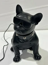 French Bulldog Bluetooth Wireless Stereo Speaker - Black - Works