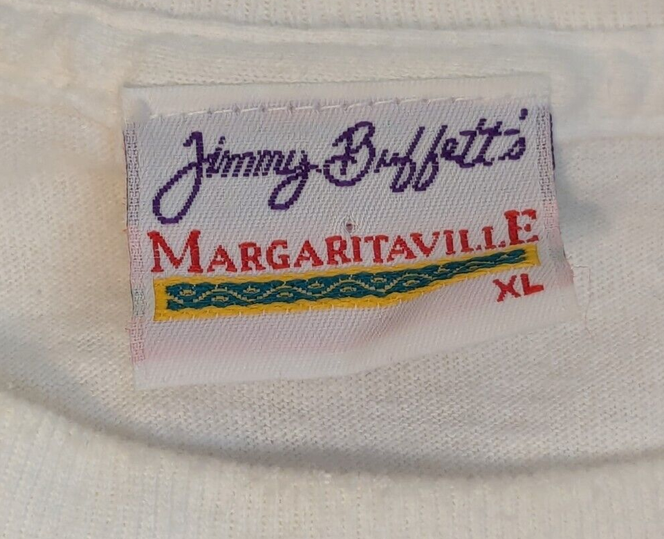 Jimmy Buffet Margaritaville Orlando Long Sleeve White Shirt Size XL eBay