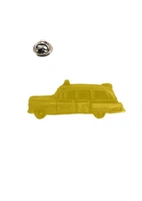refA12 Caddy Ambulance 1950's    3D car chrome Gold colour lapel pin badge