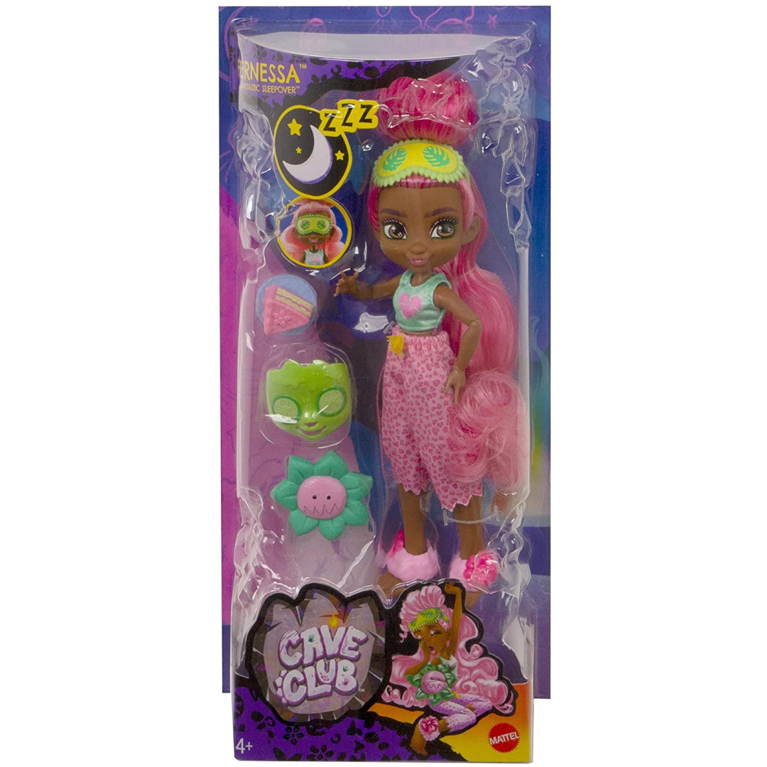 Cave Club Fernessa Cavetastic Sleepover New Doll Set Kids Childrens Toy Mattel