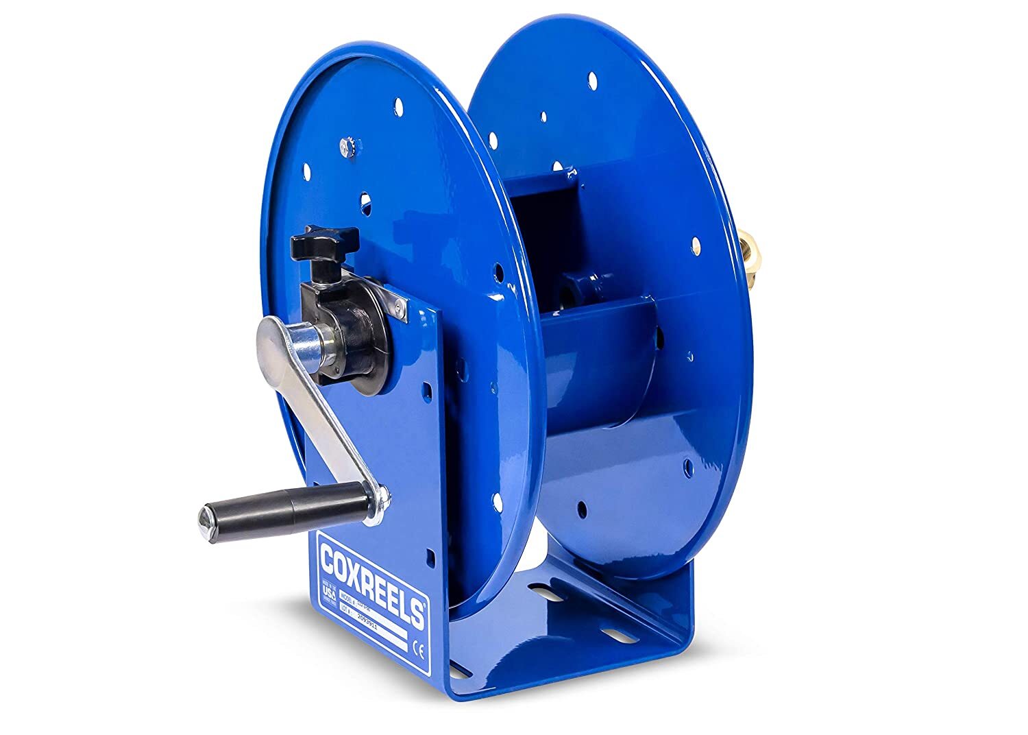 OB Coxreels 112-3-50 Compact Hand Crank Hose Reel, 4,000 PSI, Holds 3/8" x 50'