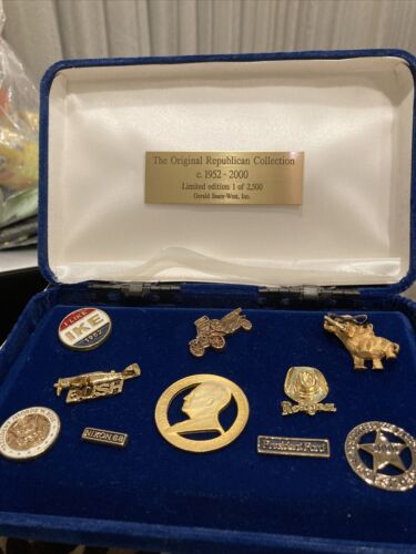 original republican President Pin collection limited edition Cert Of Authenticit
