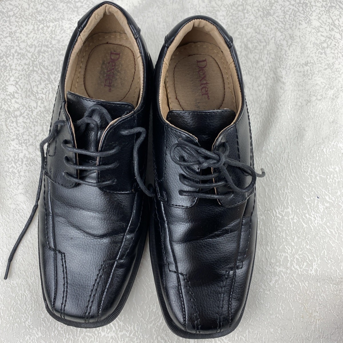 Dexter Comfort Sz 8 Mens Dress Shoes Black Leather Oxford 