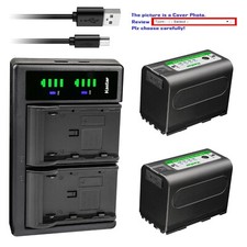 Kastar 7.4V 7000mAh Type-C Battery LTD2 USB Charger for RED KOMODO 6K Cinema