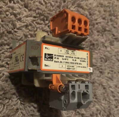 BLOCK Transformer B0406029 VDE 0570/EN 61558