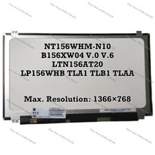 NT156WHM-N10 Fit B156XW04 V.0 V.6 LTN156AT20 LP156WHB TLA1 TLB1 TLAA 40 Pin LCD