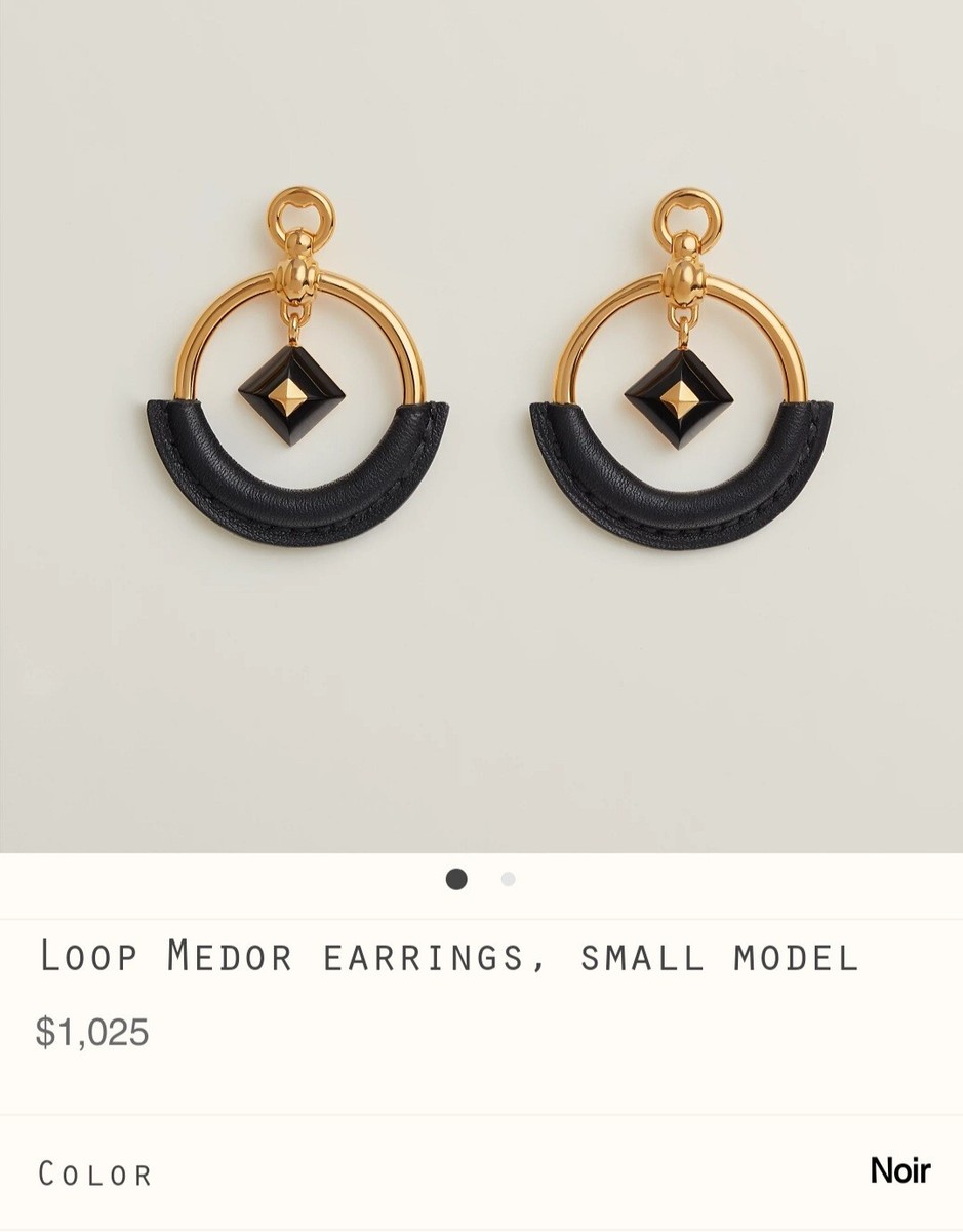 【ポップな存在感☆】HERMES Loop Medor earrings, small model s-l1200.jpg