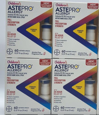 Children's Astepro Allergy 60 Metered Nasal Sprays Each Age 6  x4 Lot 02/2025
