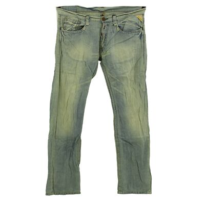 #7163 REPLAY Jeans Hose 920 Loose ohne Stretch lightblue blau 36/34