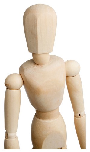 Human Anatomical Skeleton Mannequin Artists Drawing Desk Adjustable Wooden Model - Picture 2 of 2