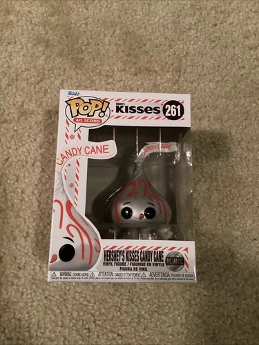 FUNKO POP! HERSHEY’S KISSES CANDY CANE #261~ MINT~ AD ICONS SERIES~ METALLIC