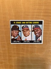 1967 TOPPS BASEBALL #240 N.L. BATTING LEADERS!! MATTY ALOU!! $1 SHIPPING!!
