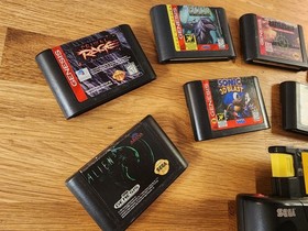 Sega Genesis Nomad Console With Games & AC Cord! Tested & Working!