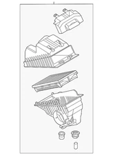 Genuine Kia Air Filter And Housing Assembly 28110-L0200