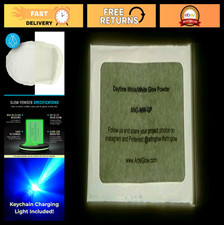 Glow in the Dark Pigment Powder - Fluorescent Art Nail Paint, 10 Colors, 60g