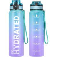 Sport Trinkflasche Bpa-Frei Tritan 750ML Auslaufsicher Yoga Camping