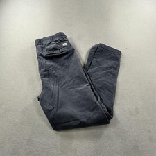 Vuori Pants Mens Large Gray Optimist Corduroy Stretch Chino Drawstring Waist
