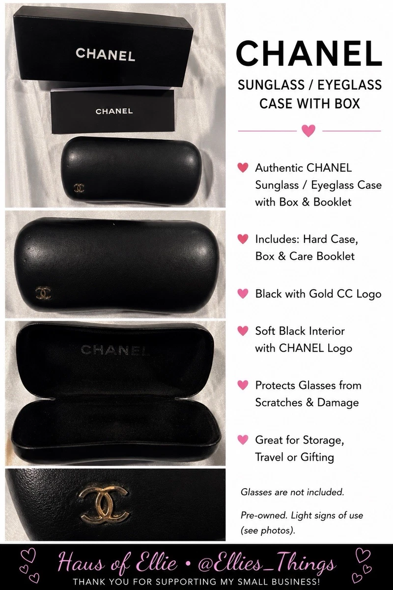 CHANEL Black Eyeglass Hard Cases for sale | eBay display picture 3