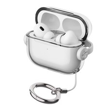 Shockproof Clear Earphone Case w/ Keychain For Airpods Pro 3 2025/4th/Pro 2/3rd
