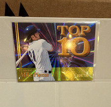 Topps Top 10 Mike Piazza New York Mets Insert Serial Numbered 229/299
