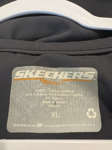 Scrub Top Women’s Skechers XL Pewter Gray - Picture 4 of 4