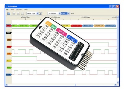SLogic Combo 8 All-In-One: Logic Analyzer (80M@4CH), CKLink, DAPLink, 2x20Mbps U