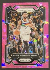 Nickeil Alexander-Walker 2023-24 Panini Prizm Prizms Pink Ice #218