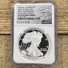2006-W American Silver Eagle 20th Anniv Dollar Set PF69 UCAM NGC - Silver Label
