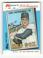 1982 Topps Kmart 20th Anniversary AL & NL MVP's Carl Yastrzemski #11 Red Sox