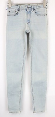 ACNE STUDIOS Bla Konst Damen Skinny Washed Blue Jeans W25/L34 Cotton Stretch *