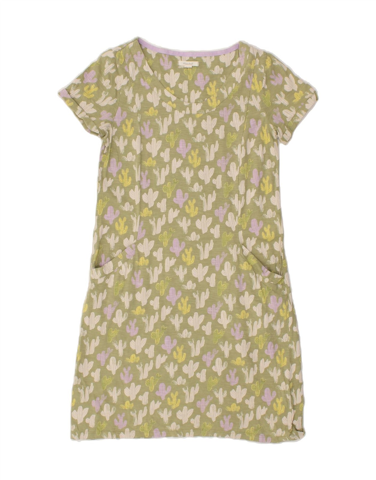 WHITE STUFF Womens Abstract Pattern Shift Dress U… - image 1