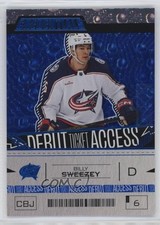 2023-24 Upper Deck Credentials Debut Ticket Access Blue /149 Billy Sweezey 1l64