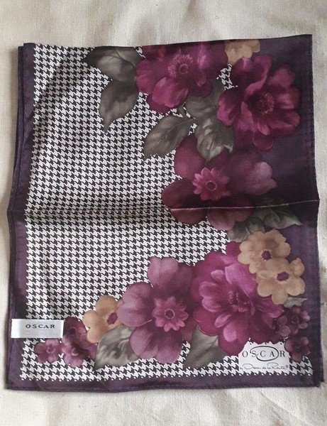 Women Oscar de la Renta Scarf Multicolor Silk One