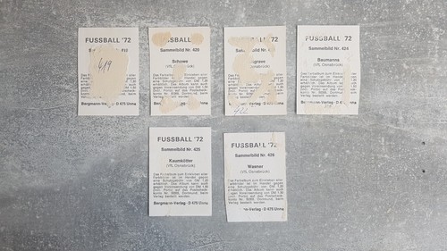 Bergmann Fußball 72 - 6 x VfL Osnabrück (1) Gebrauchsspuren - Bild 2 von 2