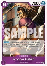 2025 One Piece Card Game OP13 - Scopper Gaban (#OP13-067, Foil, Rare, Near Mint)