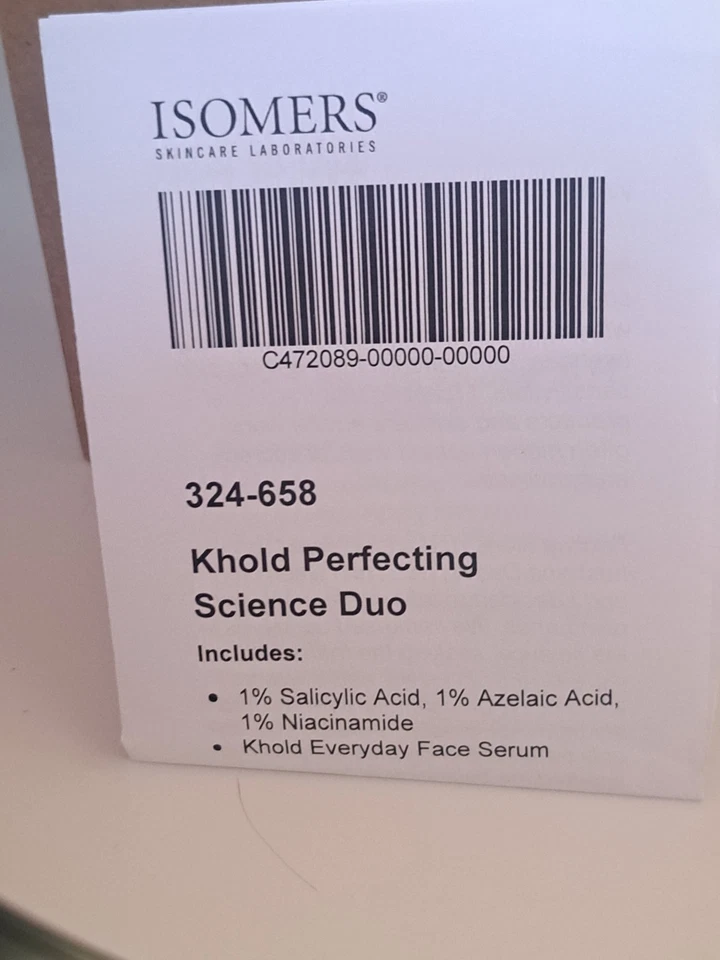 Suero Isomers Khold Simple Science Duo Azelaico, Salicílico, Niacinamida Khold Foto 4 de 4