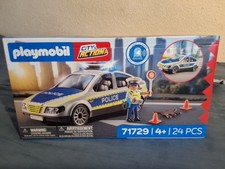 NEU OVP - Police Car - SOUND + LIGHT - 24 PIECES - without batteries