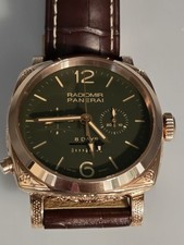  Panerai Radiomir Monopulsante 1014 45MM 8 Day Factory Engraved 1 Of 13 Rose.B/P
