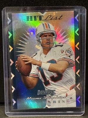 1996 Donruss #18 Hit List Dan Marino 3488/10,000