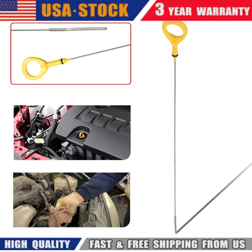 Quality Stainless Steel Oil Dipstick New Fit for 2002-2006 Toyota Camry 2.4L US Foto 4 de 4