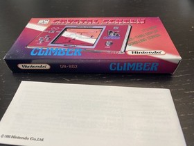 Nintendo Game And Watch Crystal Screen Climber BOX & MANUAL ONLY -NO GAME DR-802