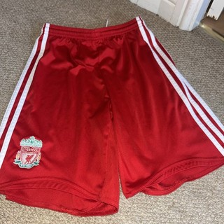 Adidas Boys Liverpool FC Shorts 28 New Without Tags